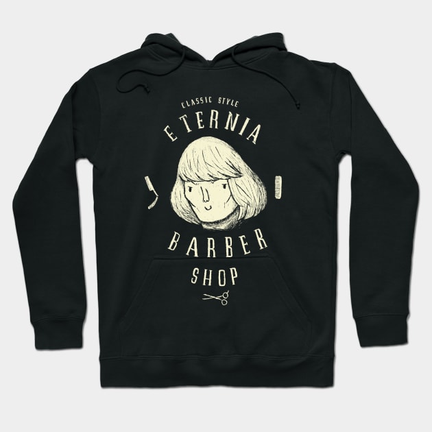 eternia barber shop Hoodie by Louisros